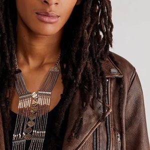 Free People Jewelry Free People Sunrise Beaded Necklace In natural NEW